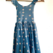 Load image into Gallery viewer, Mudcloth Blue in Jersey Knit