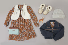 Load image into Gallery viewer, Camomile Cashew Brown Viscose Rayon