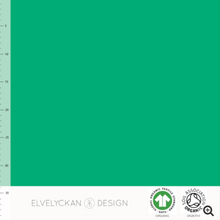 Load image into Gallery viewer, Organic Clover Green Solid Jersey KNIT Fabric by Elvelyckan Designs