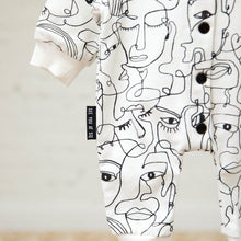 Load image into Gallery viewer, Off-White Ribbed Knit Fabric by See You At Six, Oeko Tex Class 1 Certified