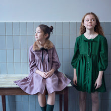 Load image into Gallery viewer, Toadstool Purple Linen Viscose Blend See You at Six