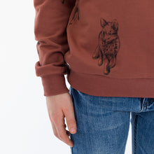 Load image into Gallery viewer, Mahogany Brown Ribbed Knit Fabric by See You At Six, Oeko Tex Class 1 Certified