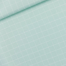 Load image into Gallery viewer, Thin Grid Harbor Green Viscose Rayon See You At Six