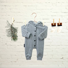 Load image into Gallery viewer, Monument Gray Ribbed Knit Fabric by See You At Six, Oeko Tex Class 1 Certified