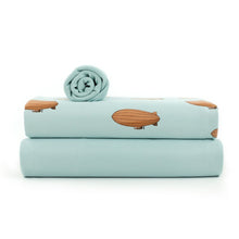 Load image into Gallery viewer, Zeppelins French Terry Fabric by See You At Six, Oeko-Tex 100 Class 1 Certified