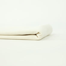 Load image into Gallery viewer, Sea Salt White Ribbed Knit Fabric by See You At Six, Oeko-Tex Certified