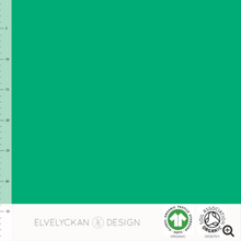 Load image into Gallery viewer, Organic Clover Green Solid Jersey KNIT Fabric by Elvelyckan Designs
