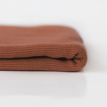 Load image into Gallery viewer, Mocha Bisque Ribbed Knit Fabric by See You At Six, Oeko Tex Class 1 Certified
