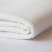 Off-White Ribbed Knit Fabric by See You At Six, Oeko Tex Class 1 Certified