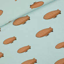 Load image into Gallery viewer, Zeppelins French Terry Fabric by See You At Six, Oeko-Tex 100 Class 1 Certified
